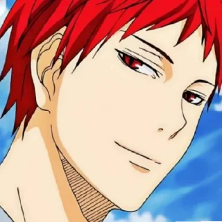 😄 emoji Акаши Сейджуро (@kurokonobasket4] Telegram sticker 5 of 24