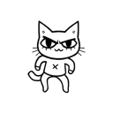 Sticker from skin