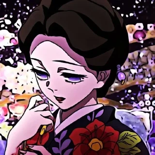 🌸 emoji Mitsuri x Tamayo x Nezuko Telegram sticker 7 of 120