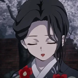 🌸 emoji Mitsuri x Tamayo x Nezuko Telegram sticker 13 of 120