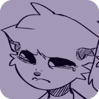 😔 emoji CatNap by @moofei Telegram sticker 3 of 42