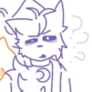 😓 emoji CatNap by @moofei Telegram sticker 24 of 42