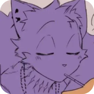 😁 emoji CatNap by @moofei Telegram sticker 4 of 42