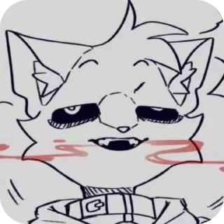 😓 emoji CatNap by @moofei Telegram sticker 18 of 42