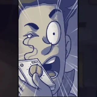 💙 emoji олежа//пролог видеокомикс Telegram sticker 7 of 68