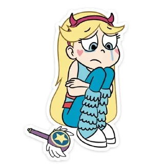 😭 emoji Star Butterfly — @stckrRobot Telegram sticker 6 of 120