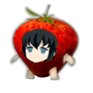 🍓 emoji [𝐌𝐮𝐢𝐜𝐡𝐢𝐫𝐨 𝐓𝐨𝐤𝐢𝐭𝐨]🌫 :: Telegram sticker 16 of 43