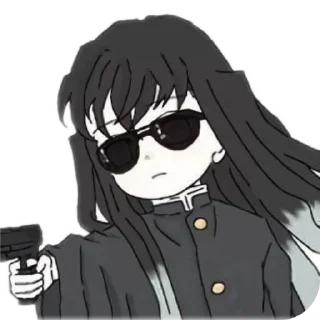 😎 emoji [𝐌𝐮𝐢𝐜𝐡𝐢𝐫𝐨 𝐓𝐨𝐤𝐢𝐭𝐨]🌫 :: Telegram sticker 22 of 43