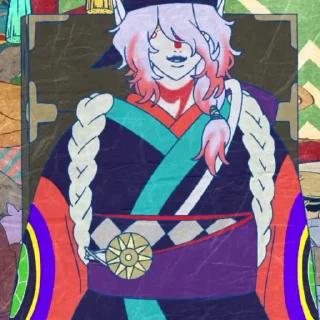 Sticker from Mononoke:FireRat @stickersvl