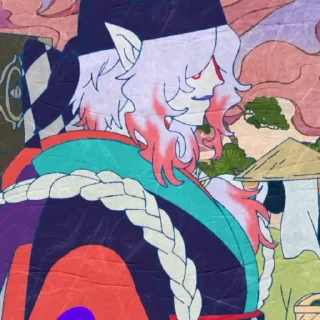 Sticker from Mononoke:FireRat @stickersvl