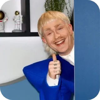 👍 emoji Joost Klein🇳🇱 Telegram sticker 14 of 77