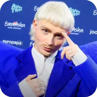 🫡 emoji Joost Klein🇳🇱 Telegram sticker 15 of 77