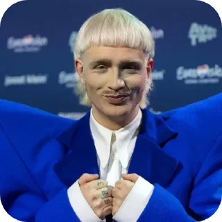😊 emoji Joost Klein🇳🇱 Telegram sticker 16 of 77