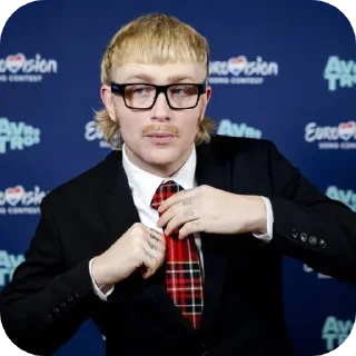 🤨 emoji Joost Klein🇳🇱 Telegram sticker 8 of 77