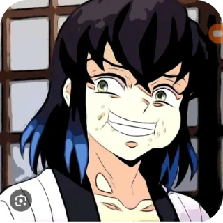 🤣 emoji Клинок рассекающий демонов Telegram sticker 7 of 12