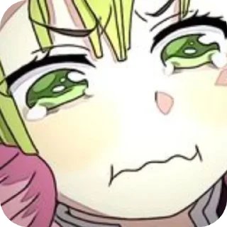 😥 emoji Клинок рассекающий демонов Telegram sticker 5 of 12