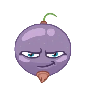 😏 emoji фруктовощи(kornyakova.prod) Telegram sticker 20 of 40