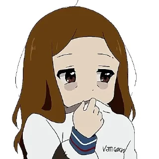 🧑‍🦲 emoji Мори гяру Telegram sticker 15 of 21