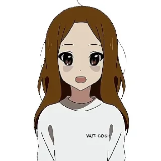 🧑‍🦲 emoji Мори гяру Telegram sticker 14 of 21