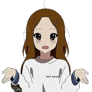 🧑‍🦲 emoji Мори гяру Telegram sticker 16 of 21