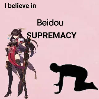 Sticker from I believe in