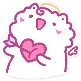 💘 emoji Ангелок и Чертёнок @Nyasticks Telegram sticker 16 of 49