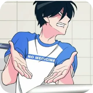 💇 emoji ( @Izuku_Midoriya15_07 ) в слу Telegram sticker 8 of 120