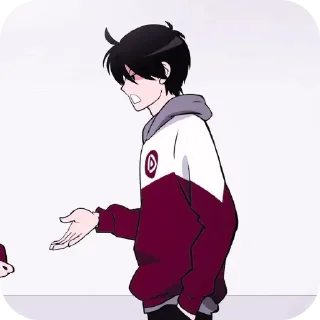 👍 emoji ( @Izuku_Midoriya15_07 ) в слу Telegram sticker 18 of 120