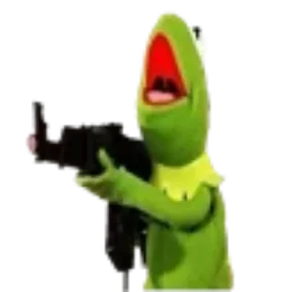 🔫 emoji лягушки @foreverTogether_D Telegram sticker 22 of 52