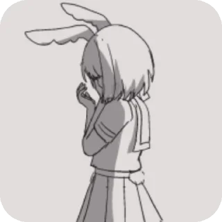 😔 emoji †~Moka~† Telegram sticker 5 of 14