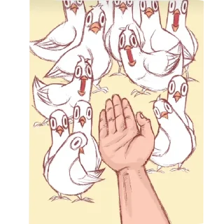 ✋ emoji dvnv және онын жақын достары Telegram sticker 15 of 25