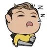 😴 emoji стар трек @farnazeek Telegram sticker 5 of 20
