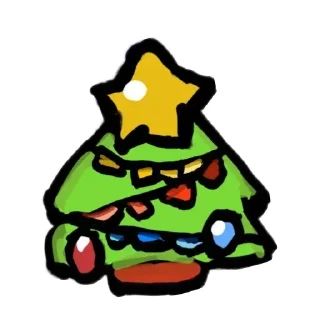 🎄 emoji Стики от амёбы Telegram sticker 8 of 9