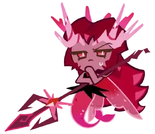 🪸 emoji Crimson Coral Cookie! Telegram sticker 7 of 8
