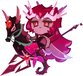 🪸 emoji Crimson Coral Cookie! Telegram sticker 1 of 8