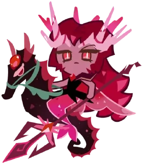 🪸 emoji Crimson Coral Cookie! Telegram sticker 2 of 8