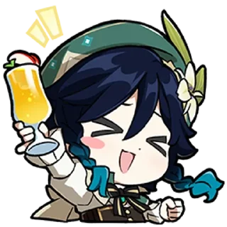 🍹 emoji ꒰ ⁺ ⟡ ₊ vᴇnᴛi ₊ ⟡ ⁺ ꒱ Telegram sticker 11 of 56