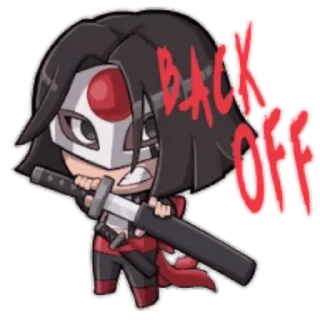 😡 emoji Отряд самоубийц Telegram sticker 5 of 12