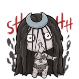 🤫 emoji Отряд самоубийц Telegram sticker 8 of 12
