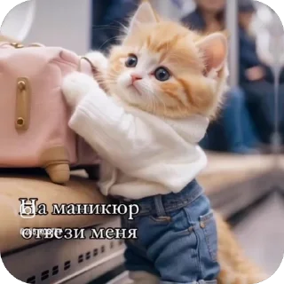 Sticker from Мемные Коты
