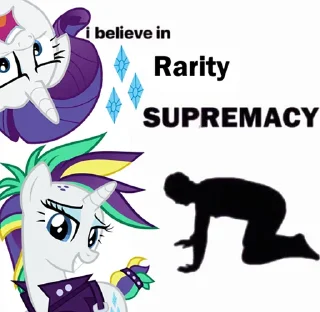 🤬 emoji @mlpstickers i believe in Telegram sticker 3 of 44