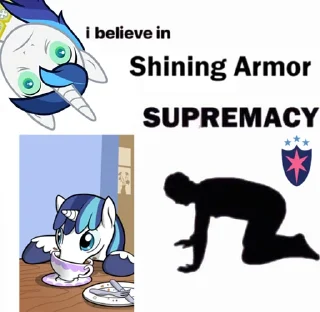 ☕️ emoji @mlpstickers i believe in Telegram sticker 11 of 44