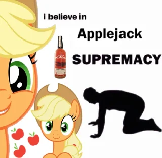 🍾 emoji @mlpstickers i believe in Telegram sticker 1 of 44