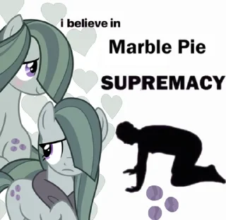 🥰 emoji @mlpstickers i believe in Telegram sticker 23 of 44
