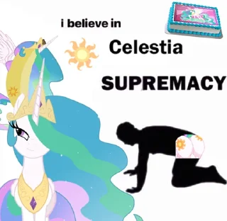 🌝 emoji @mlpstickers i believe in Telegram sticker 8 of 44