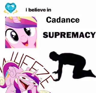 💜 emoji @mlpstickers i believe in Telegram sticker 10 of 44