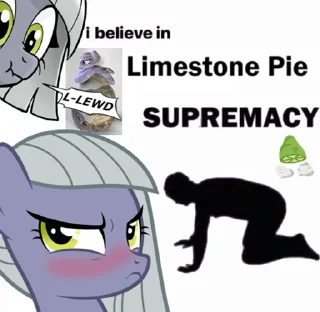 😠 emoji @mlpstickers i believe in Telegram sticker 22 of 44