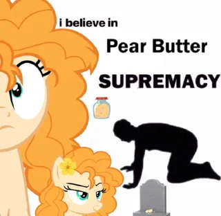 🍐 emoji @mlpstickers i believe in Telegram sticker 21 of 44