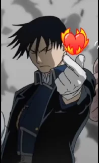 🌟 emoji Roy Mustang Telegram sticker 15 of 107