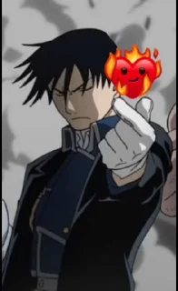 🌟 emoji Roy Mustang Telegram sticker 13 of 107